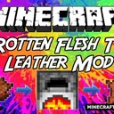 Мод Ayano's Rotten Flesh To Leather для Minecraft 1.12, 1.11.2