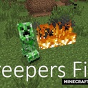 Мод Creepers Fire для Minecraft 1.12, 1.11.2, 1.10.2,  ...