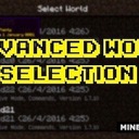 Мод Advanced World Selection для Minecraft 1.12.2, 1.11.2, 1.10.2,  ...