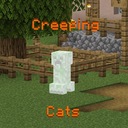 Мод Creeping Cats для Minecraft 1.21.7 - 1.21.2, 1.21.1
