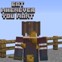 Мод Eat Whenever You Want | Кушай когда захочешь для Minecraft 1.12.2 forge