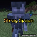 Мод Stray Spawn для Minecraft 1.21.1, 1.21, 1.20.6,  ...