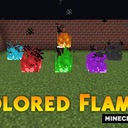 Мод Colored Flames для Minecraft 1.15.2, 1.15.1