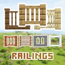 Мод Decorative Railings для Minecraft 1.21.8, 1.21.7, 1.21.6,  ...