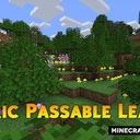 Мод Fabric Passable Leaves для Minecraft 1.18.2, 1.17.1, 1.17,  ...
