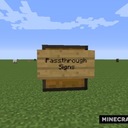 Мод Passthrough Signs для Minecraft 1.21, 1.20.4, 1.20.2,  ...