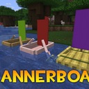 Мод BannerBoat для Minecraft 1.21.10, 1.21.9, 1.21.8,  ...