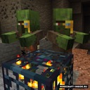 Мод Zombie Villagers From Spawner для Minecraft 1.21.1, 1.21, 1.20.6,  ...