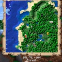 Мод Just Map для Minecraft 1.17.1, 1.16.5, 1.16.4,  ...
