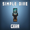 Мод Simple Diving Gear для Minecraft 1.20.1, 1.20, 1.19.4,  ...