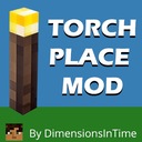 Мод Torch Place для Minecraft 1.20.2, 1.20.1, 1.19.3,  ...