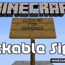 Мод Sign Button для Minecraft 1.21, 1.20.5, 1.20.4,  ...