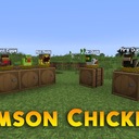 Мод Crimson Chickens для Minecraft 1.18.2, 1.18.1, 1.18,  ...