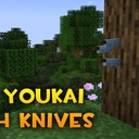 Мод Kill Youkai With Knives для Minecraft 1.21.1