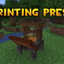 Мод Glowbrick's Printing Press для Minecraft 1.21.1