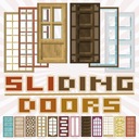 Мод Sliding Doors для Minecraft 1.21.1, 1.21, 1.20.6,  ...