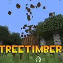 Мод TreeTimber для Minecraft 1.21.4