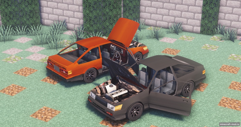 Мод JDM cars для IV для Minecraft 1.12.2