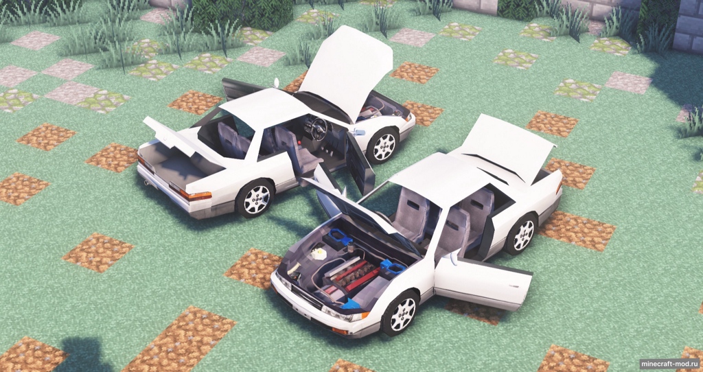 Мод JDM cars для IV для Minecraft 1.12.2