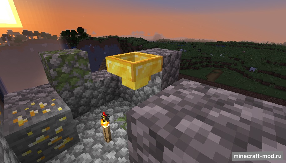 Мод Golden Hoppers для Minecraft 1.18.2, 1.18.1, 1.17.1,  ...