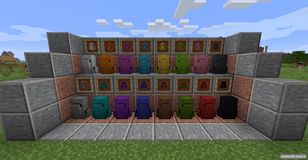 Мод Cammie's Wearable Backpacks для Minecraft 1.20.4, 1.20.2, 1.20.1,  ...
