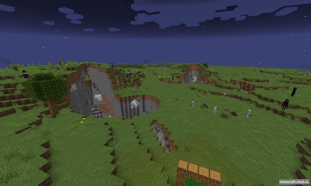 Мод Mining Dimensions для Minecraft 1.21.1, 1.21, 1.20.6,  ...