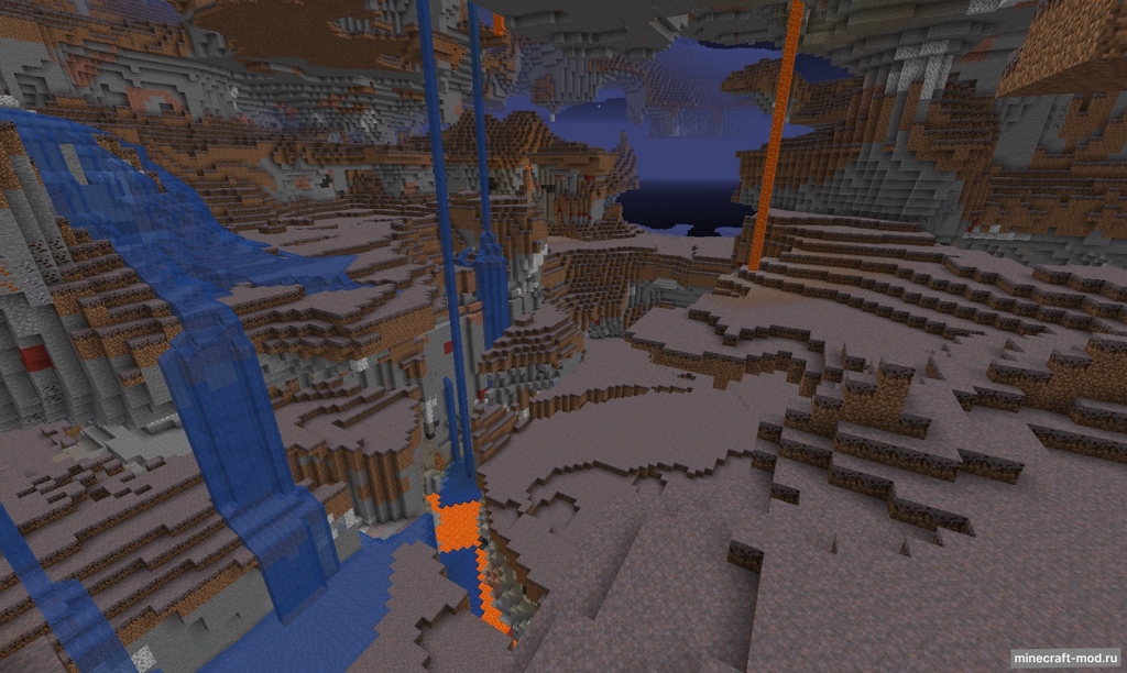 Мод Mining Dimensions для Minecraft 1.21.1, 1.21, 1.20.6,  ...