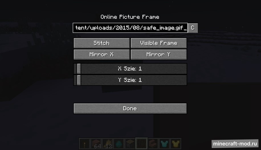 Мод Modern Online Picture Frame для Minecraft 1.20.2, 1.20.1, 1.20,  ...