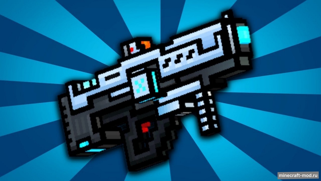 Мод Enzo'Pixel Gun Mod Reborn для Minecraft 1.16.5 (версия 1.1)