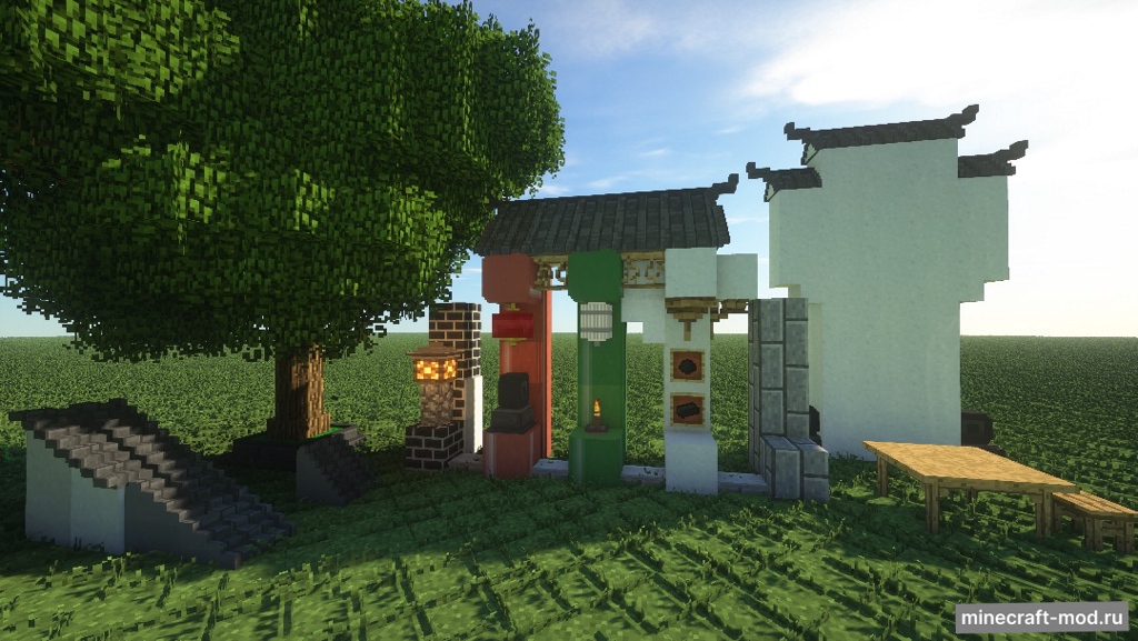 Мод ChineseWorkshop для Minecraft 1.16.5, 1.16.4, 1.16.3,  ...