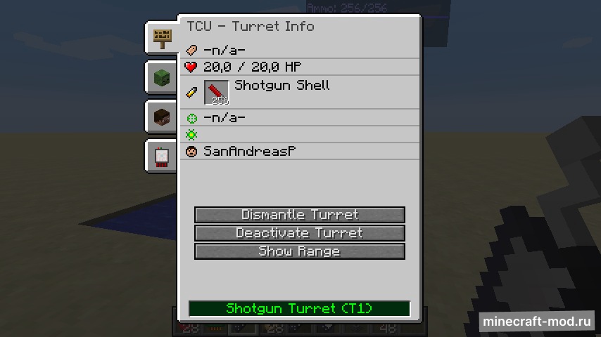 Мод Turret Mod Rebirth для Minecraft 1.12.2, 1.12.1, 1.12,  ...