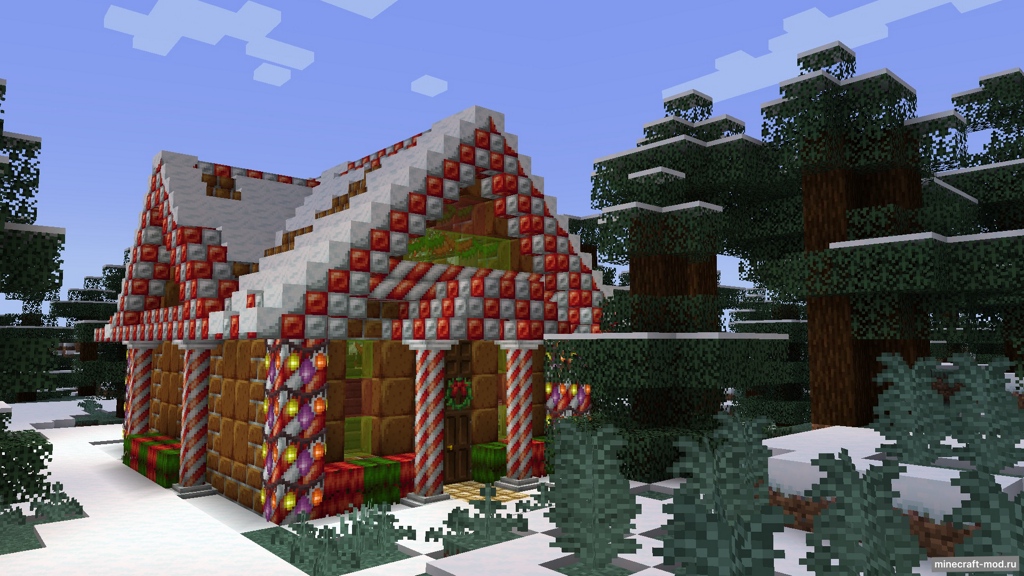 Мод Rainbow Christmas для Minecraft 1.21.4, 1.20.1