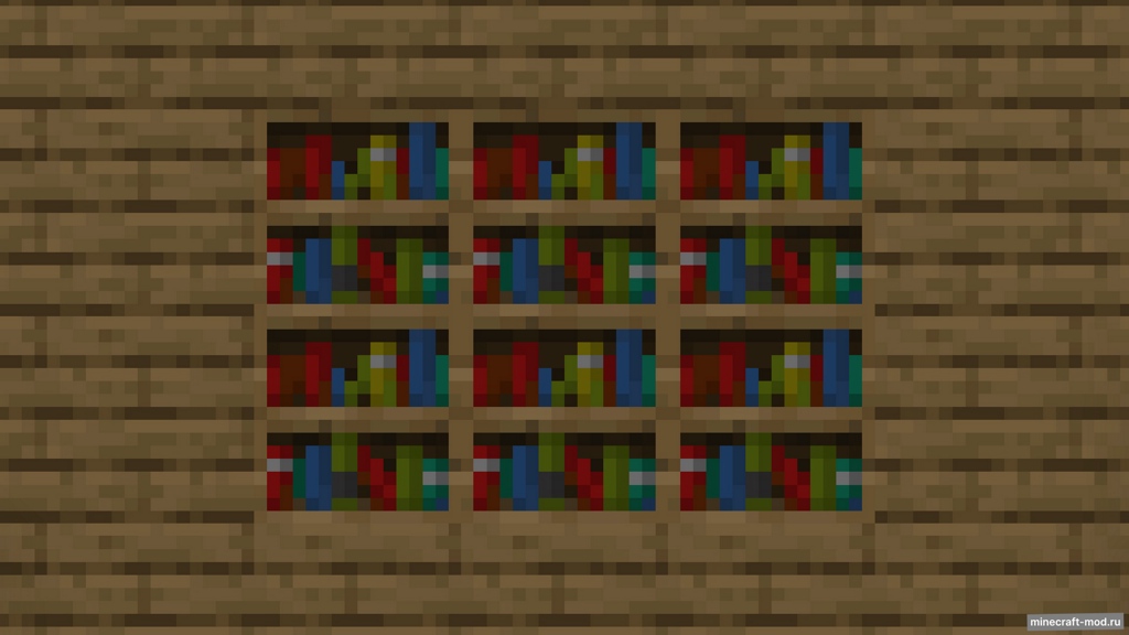 Мод Bookshelving для Minecraft 1.16.5 - 1.16.4