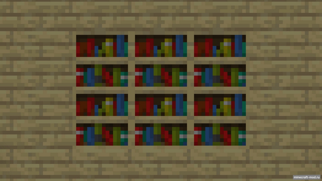 Мод Bookshelving для Minecraft 1.16.5 - 1.16.4