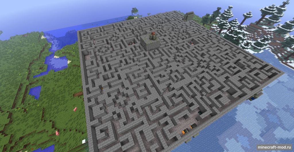 Мод Dynamic Mazes для Minecraft 1.7.10, 1.7.2, 1.6.4,  ...