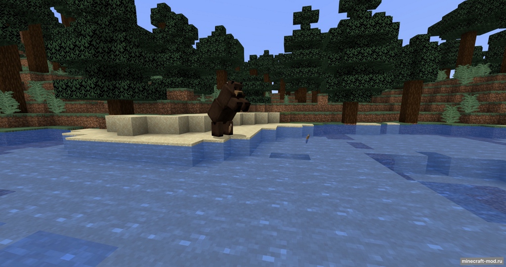 Мод Grizzly bear для Minecraft 1.20.1, 1.20, 1.19.4,  ...