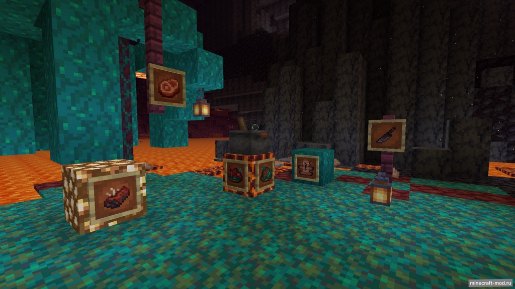 Мод Nether's Delight для Minecraft 1.20.1, 1.19.4, 1.19.3,  ...