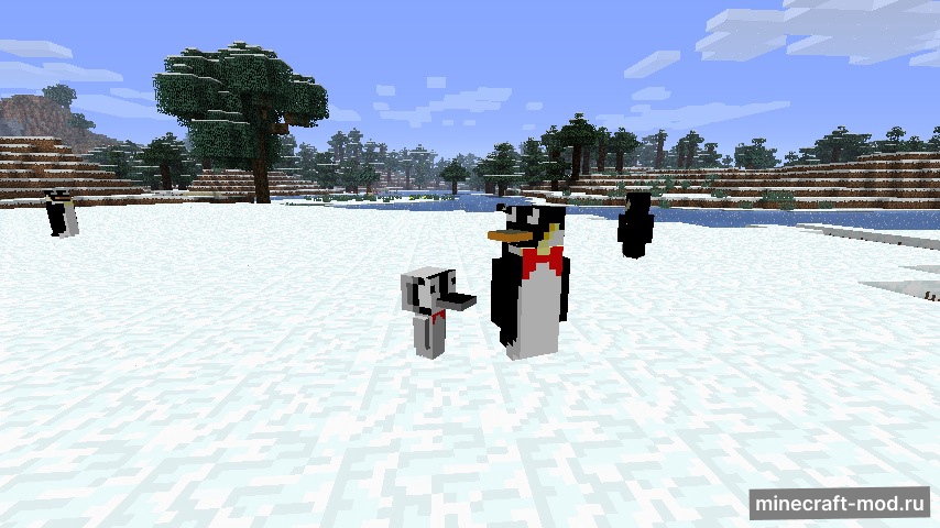 Мод Rancraft Penguins для Minecraft 1.7.10, 1.7.2, 1.6.4,  ...