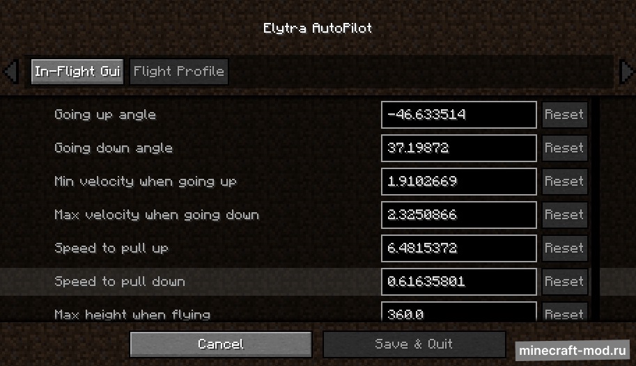 Мод Elytra AutoPilot для Minecraft 1.21.1, 1.21, 1.19.3,  ...