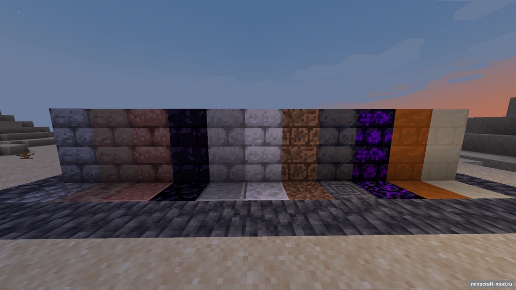 Мод More Block Bricks для Minecraft 1.19, 1.17.1