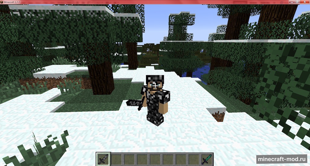 Мод Bedrock Tools/Armor для Minecraft 1.7.10 - 1.7.2