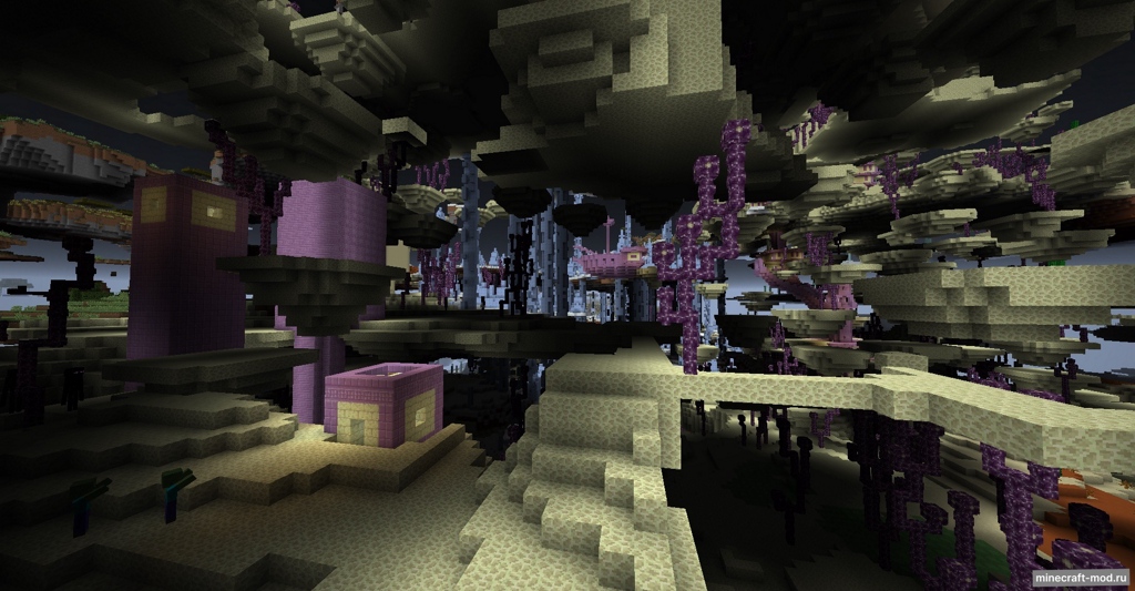 Мод Ultra Amplified Dimension для Minecraft 1.17.1, 1.16.5, 1.16.4,  ...