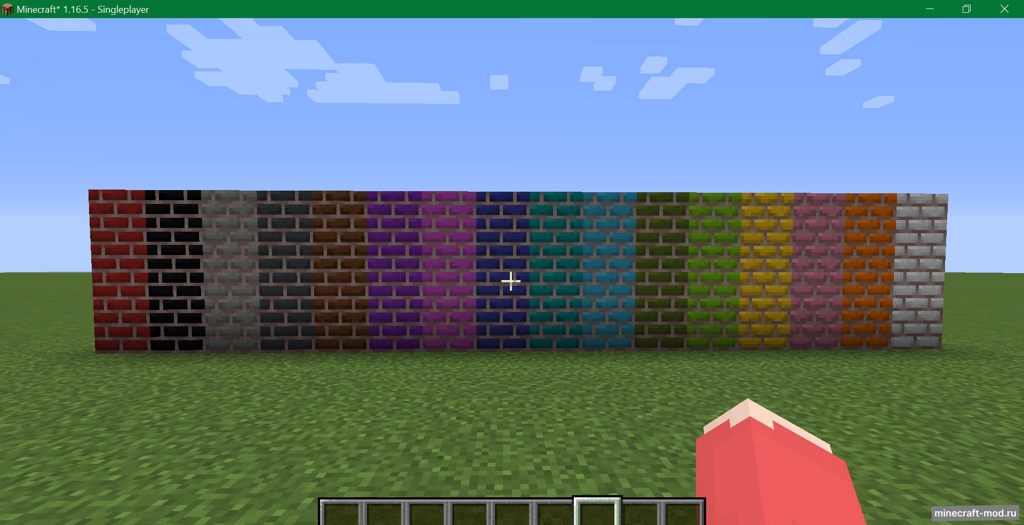 Мод Colored Bricks для Minecraft 1.21, 1.20.6, 1.20.5,  ...