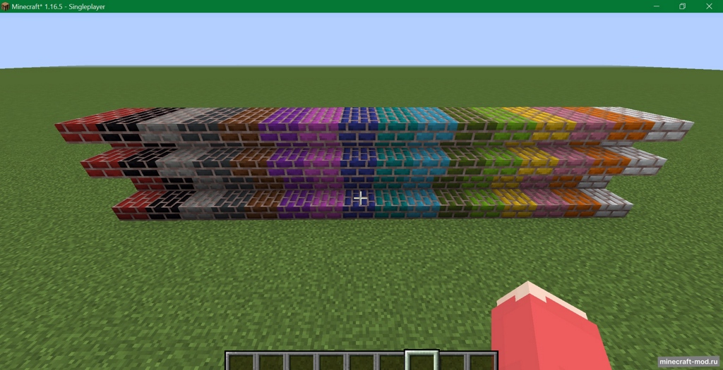 Мод Colored Bricks для Minecraft 1.21, 1.20.6, 1.20.5,  ...