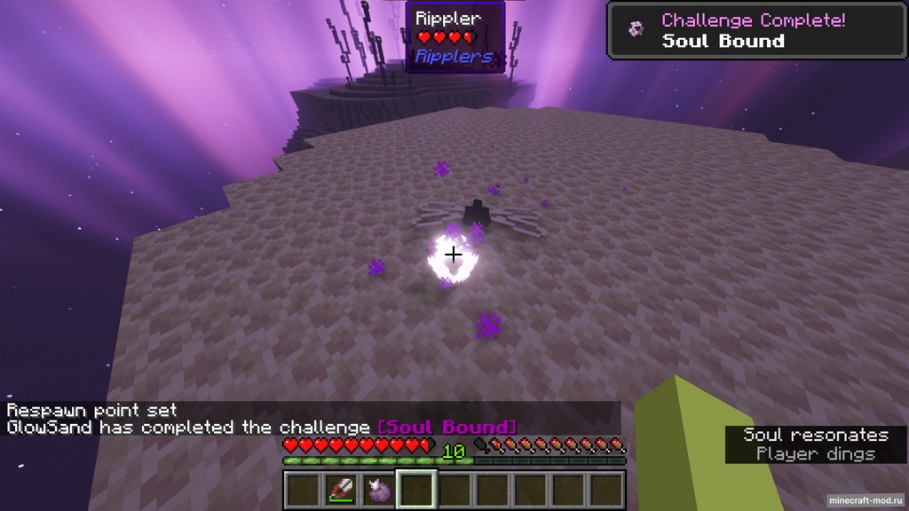 Мод Ripplers для Minecraft 1.18.1, 1.17.1, 1.16.5
