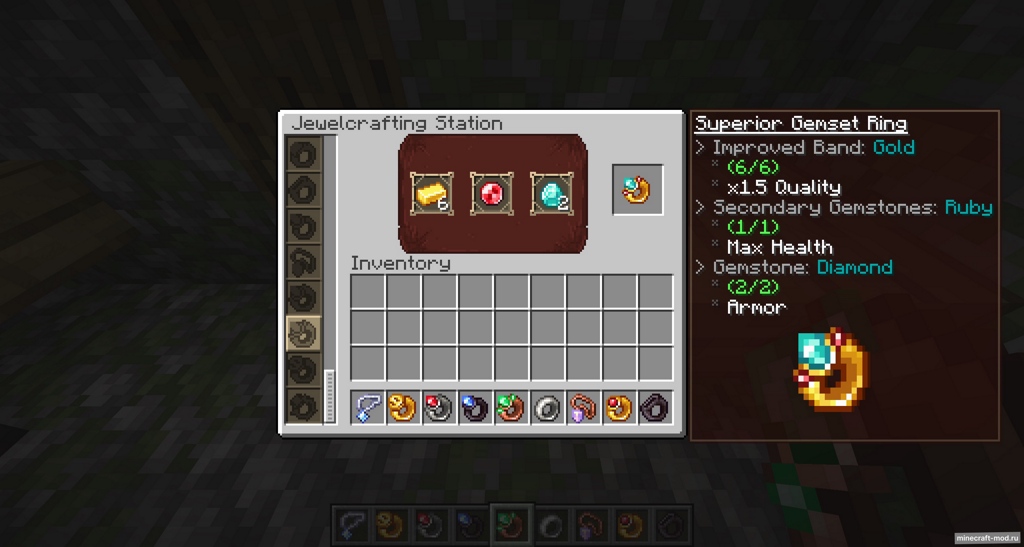 Мод Iron's Gems 'n Jewelry для Minecraft 1.21.1 - 1.21