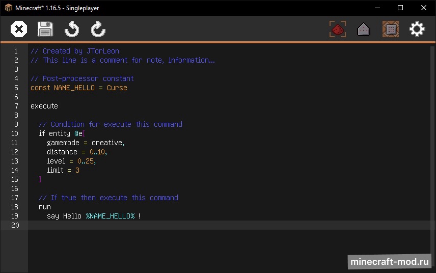 Мод Better Command Block Editor для Minecraft 1.19, 1.18.2, 1.18.1,  ...