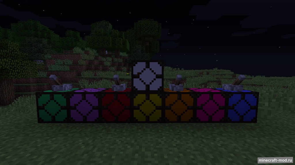 Мод Color Lamps для Minecraft 1.12.2