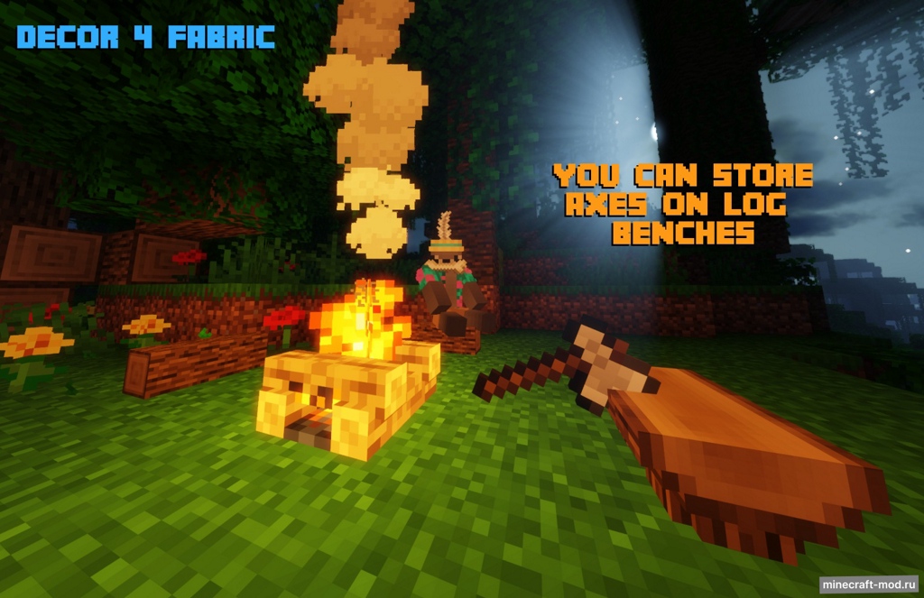 Мод Decor4 forge/fabric для Minecraft 1.19.4, 1.19.3, 1.19.2,  ...