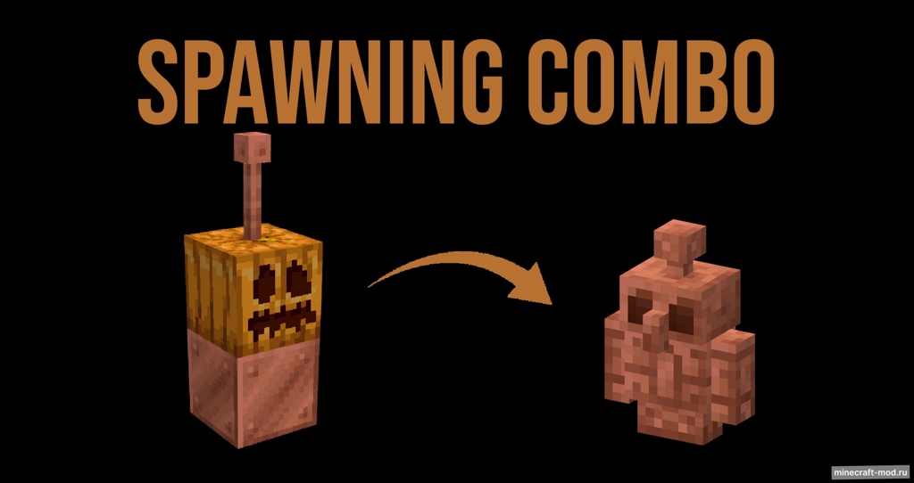 Мод Copper Golem for Fabric для Minecraft 1.19, 1.18.2, 1.18.1,  ...